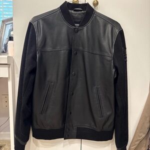 Rare John Varvatos Billy Varsity Jacket like new!